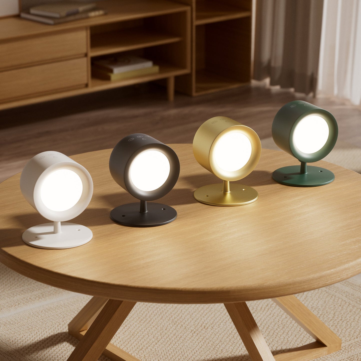 La lámpara de mesa moderna minimalista