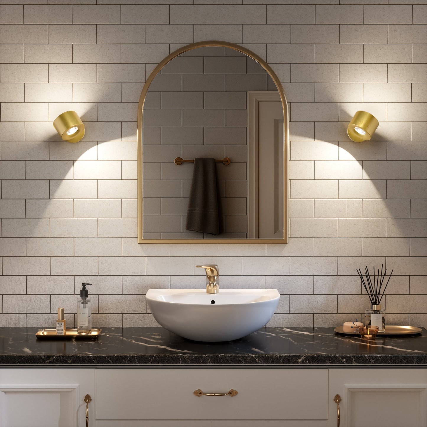 La lámpara de mesa moderna minimalista