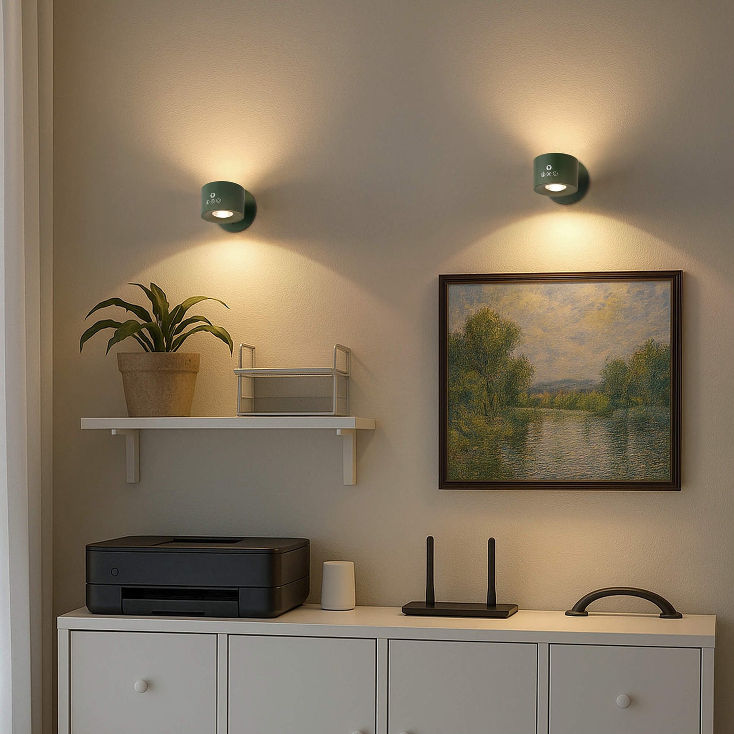 La lámpara de mesa moderna minimalista