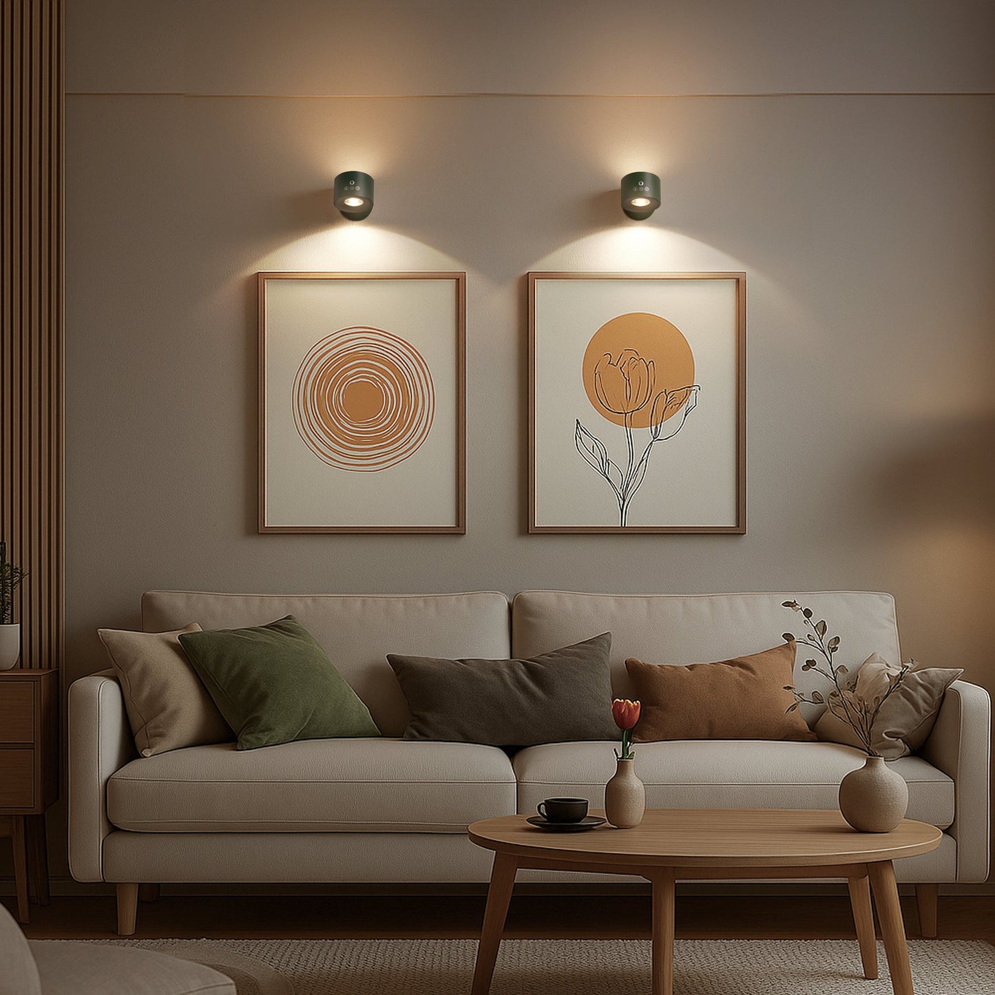 La lámpara de mesa moderna minimalista